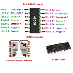 (5 con) IC tạo xung giao động NE556