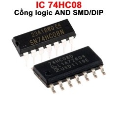 IC logic gate AND 4 kênh 2 ngõ vào 74HC08