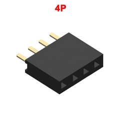 Hàng rào cái đơn 2.0mm chân cắm đứng cao 4.3mm