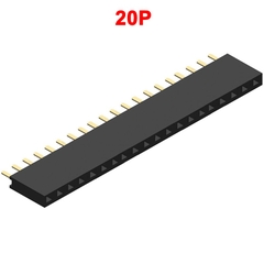 Hàng rào cái đơn 2.0mm chân cắm đứng cao 4.3mm