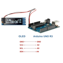 Màn hình LCD OLED giao tiếp I2C hoặc SPI