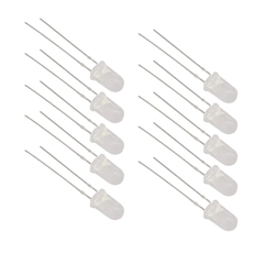 (20 Con) LED 3mm đục (đỏ/trắng/vàng/xanh lá/xanh dương)