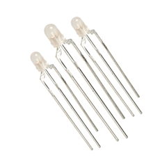 (10 Con) LED 2 màu 3mm đục dương chung