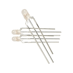 (10 Con) LED 2 màu 3mm đục dương chung