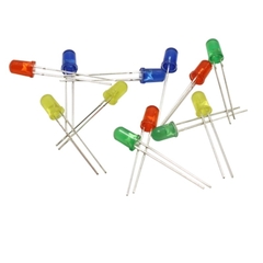(20 Con) LED 5mm màu (đỏ/vàng/xanh lá/xanh dương)