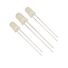 (20 Con) LED 5mm đục (đỏ/trắng/vàng/xanh lá/xanh dương)