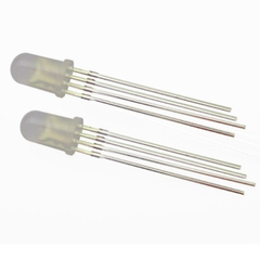 (10 Con) LED RGB 5mm đục âm chung / dương chung