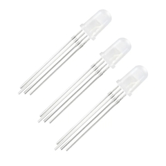 (10 Con) LED RGB 5mm đục âm chung / dương chung