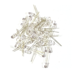 (20 Con) LED 5mm trong suốt (đỏ/trắng/vàng/xanh lá/xanh dương)