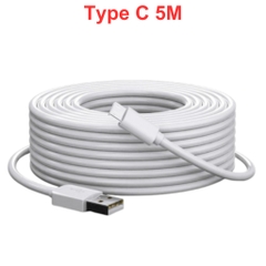 Cáp sạc USB loại dây dài đầu micro B hoặc type C