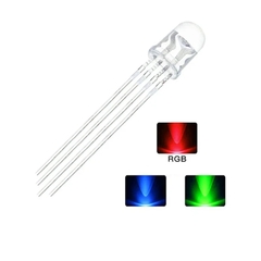 (10 Con) LED RGB 5mm trong suốt âm chung / dương chung