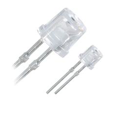 (10 Con) LED 5mm trong suốt đầu lõm (trắng/xanh lá/xanh dương)