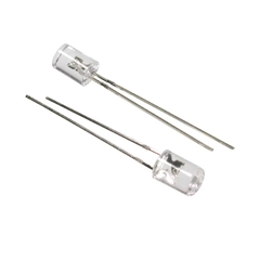 (10 Con) LED 5mm trong suốt đầu lõm (trắng/xanh lá/xanh dương)