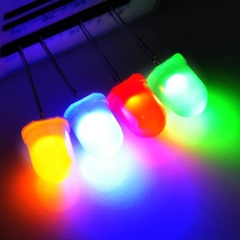 (5 Con) LED 10mm màu (đỏ/vàng/xanh lá/xanh dương)
