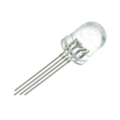 (2 Con) LED RGB 10mm trong suốt âm chung / dương chung