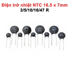 Điện trở nhiệt NTC kích thước 16.5 x 7mm