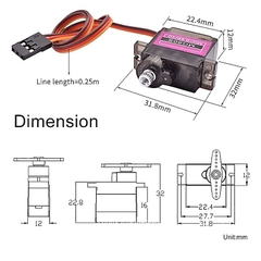 Động cơ servo MG90, MG90S, MG995, MG996R, MG946R, S3003, thiết kế xe đẩy trực thăng, robot