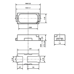 (20 con) LED dán 3041 SMD