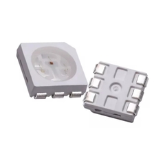 (5 con) LED dán RGB 5050 trong suốt 6 chân