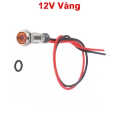 LED vỏ inox nối có chống nước,dây dài 120cm,đường kính ren 6mm