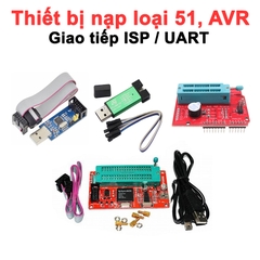Thiết bị nạp IC, Programmer, Debugger, thiết bị nạp loại 51, AVR ,51 AVR 1 ISP/UART, 51 AVR 2 ISP, SP200SE ISP, Shield U