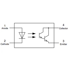 IC Opto Darlington cách ly 1 kênh TLP127, TLP187