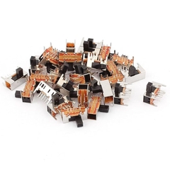 (10 Cái) Công tắc trượt, công tắc slide chân cắm chỉnh ngang hàn PCB