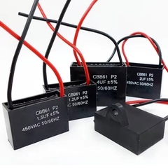 Tụ khởi động chạy quạt, động cơ CBB61 450VAC