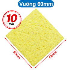 Bọt biển vệ sinh mũi hàn loại vuông / tròn / chữ nhật