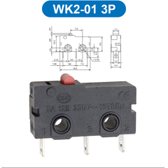 (5 cái) Công tắc hành trình WK2-01, WK3-03, WK3-05 125V 3A hàn dây