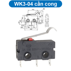 (5 cái) Công tắc hành trình WK2-01, WK3-03, WK3-05 125V 3A hàn dây