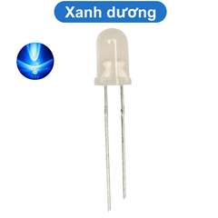 (20 Con) LED 5mm đục (đỏ/trắng/vàng/xanh lá/xanh dương)