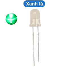 (20 Con) LED 5mm đục (đỏ/trắng/vàng/xanh lá/xanh dương)