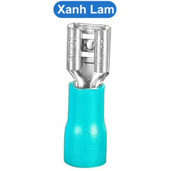 (50 cái) Đầu cos ghim dẹp cái, cos ghim capa bọc nhựa FDD