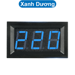 Đồng hồ hiển thị điện áp AC 220V 2 Dây