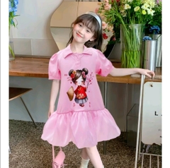 Váy Bé Gái Hoạ Tiết KURO kiểu dáng TÙNG NHÚN T79