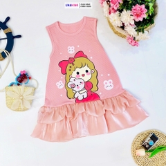 Váy bé gái chất THUN hoạ tiết CHIPI MH31L98