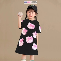 Váy Bé Gái Hoạ Tiết KITTY NƠ T93 - LikeKids