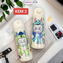 BÌNH NƯỚC cho bé hoạ tiết LABUBU 420ml - LikeKids