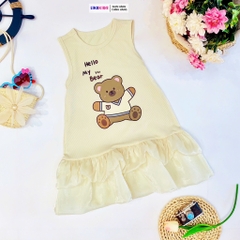 Váy bé gái chất THUN hoạ tiết CHIPI MH31L98