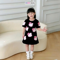 Váy Bé Gái Hoạ Tiết KITTY NƠ T93 - LikeKids