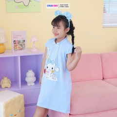 Váy bé gái kiểu dáng SƯỜN XÁM THUN HÌNH cute MH11D6