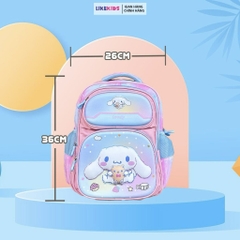 Balo cho bé họa tiết CARTOON NHỎ từ lớp 1 đến lớp 3 kích thước 26x36cm