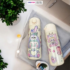 BÌNH NƯỚC cho bé hoạ tiết LABUBU 420ml - LikeKids