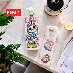 BÌNH NƯỚC cho bé hoạ tiết LABUBU 420ml - LikeKids