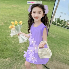 Váy bé gái họa tiết THUN HOA MH23L85 - Likekids