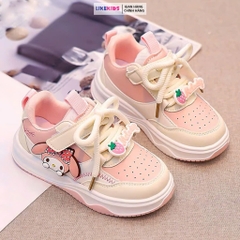 Giày BATA cho bé gái kiểu dáng CỘT DÂY hoạ tiết cute K60