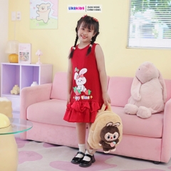 Váy bé gái chất THUN hoạ tiết CHIPI MH31L98