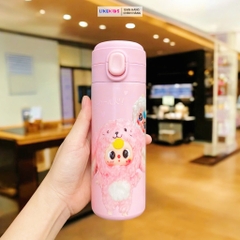 BÌNH NƯỚC cho bé hoạ tiết LABUBU 420ml - LikeKids