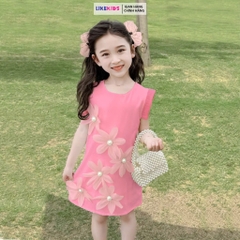 Váy bé gái họa tiết THUN HOA MH23L85 - Likekids